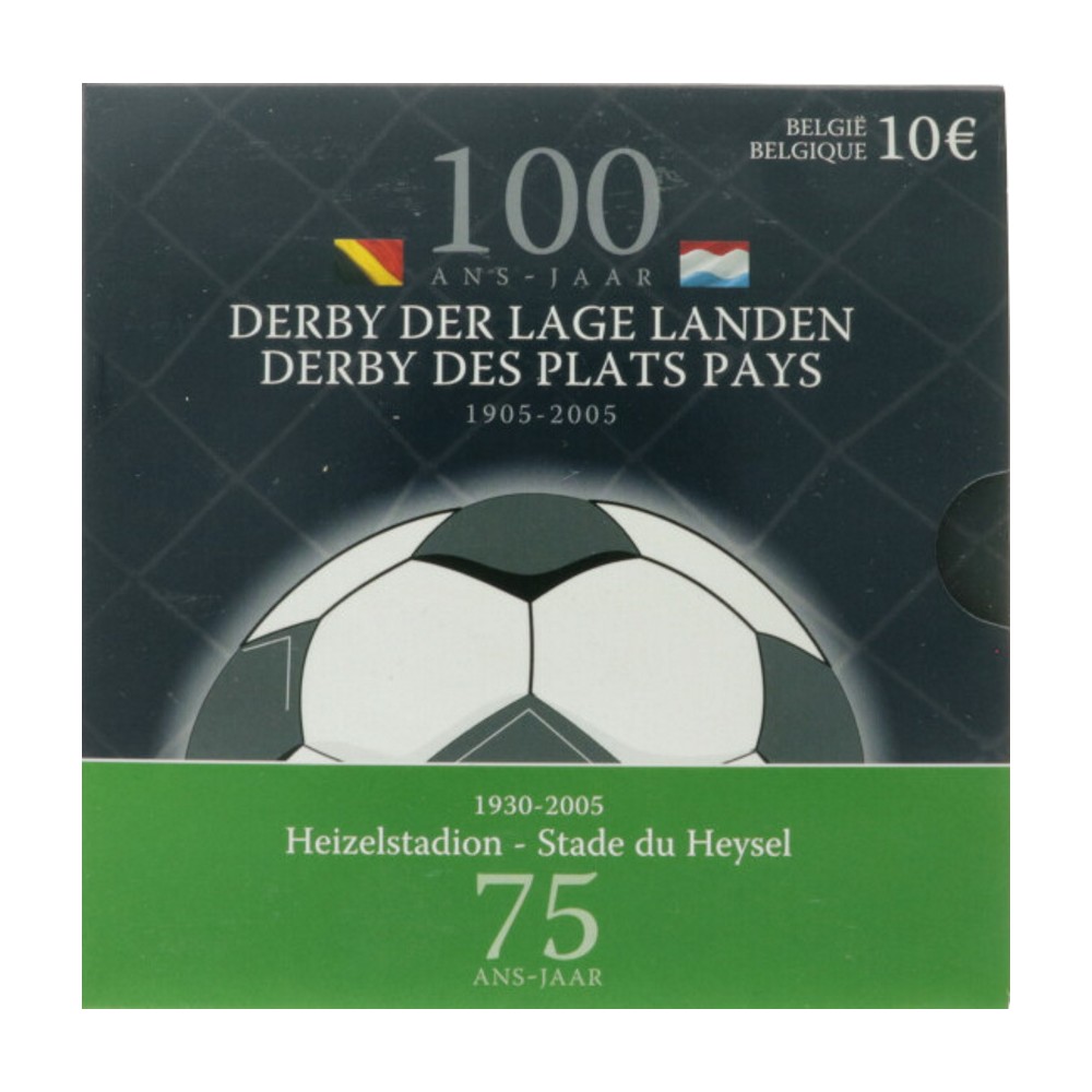 België 10 euro 2005 'Derby der lage landen'