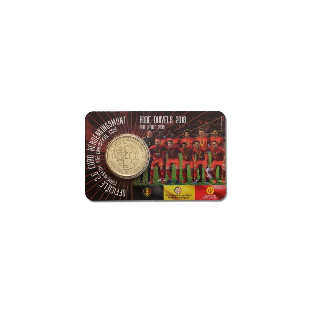 België 2½ euro 2018 'Rode Duivels'