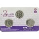Nederland numismatische coincard 2017 '3 vorstinnen kwartjes'