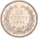 Koninkrijksmunten Nederland 25 cent 1895