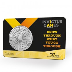 Nederland penning in coincard 2020 'Invictus Games The Hague 2020'