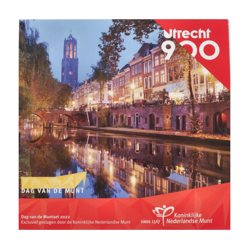 Nederland BU-set Dag van de Munt 2022 '900ste verjaardag van Utrecht'