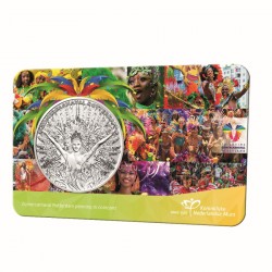 Nederland penning in coincard 2022 'Zomercarnaval'