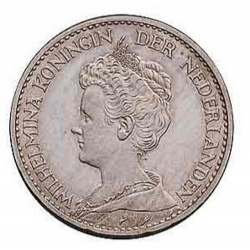 Koninkrijksmunten Nederland 1 gulden 1915