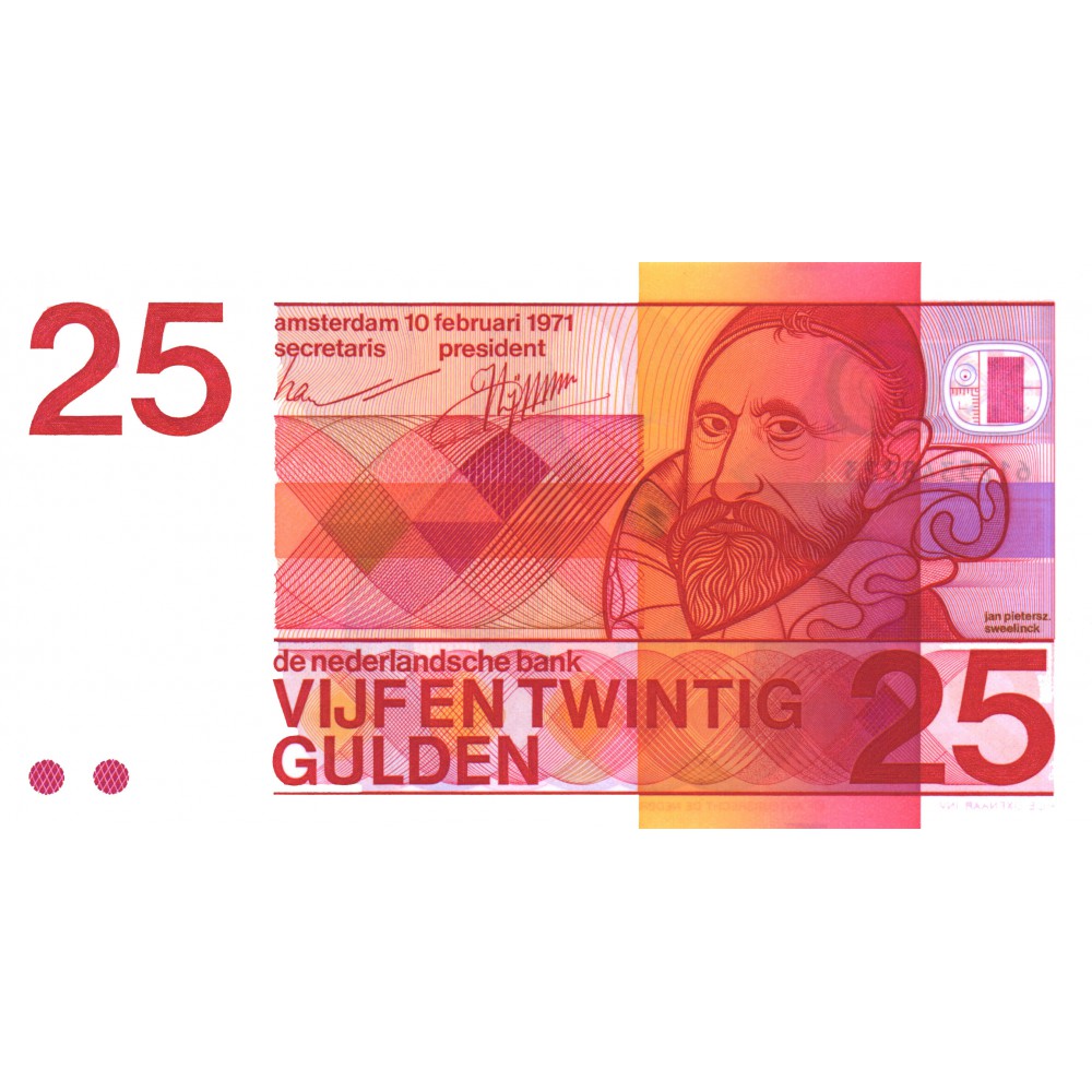Nederland 25 Gulden 1971 'Sweelinck'