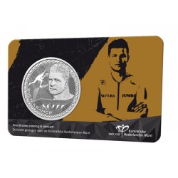 Nederland penning in coincard 2022 'Sven Kramer'