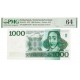 Nederland 1000 gulden 1972 'Spinoza' - PMG grading 64