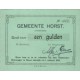 Horst 1 gulden 1914 