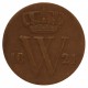 Koninkrijksmunten Nederland ½ cent 1821 B