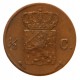 Koninkrijksmunten Nederland ½ cent 1827 U