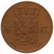 Koninkrijksmunten Nederland ½ cent 1823 U