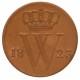 Koninkrijksmunten Nederland ½ cent 1823 B