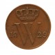 Koninkrijksmunten Nederland ½ cent 1829 U
