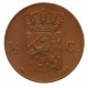 Koninkrijksmunten Nederland ½ cent 1829 U