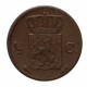 Koninkrijksmunten Nederland ½ cent 1832 U