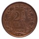 Koninkrijksmunten Nederland 2½ cent 1886