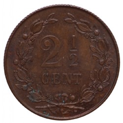 Koninkrijksmunten Nederland 2½ cent 1898