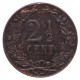 Koninkrijksmunten Nederland 2½ cent 1904