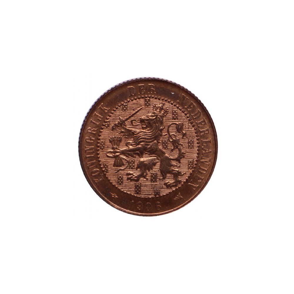 Koninkrijksmunten Nederland 2½ cent 1906