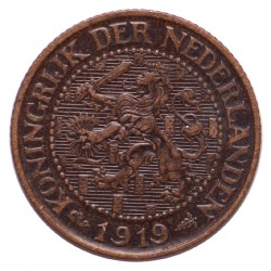 Koninkrijksmunten Nederland 2½ cent 1919