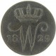 Koninkrijksmunten Nederland 25 cent 1829 B
