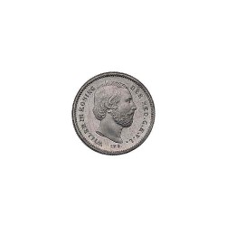 Koninkrijksmunten Nederland 25 cent 1887