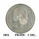 Koninkrijksmunten Nederland 2½ gulden 1854