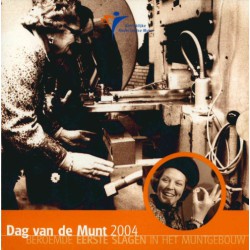 Nederland BU-set Dag van de Munt 2004 'Beroemde Eerste Slagen in het Muntgebouw'