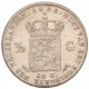 Koninkrijksmunten Nederland ½ gulden 1822 zonder michaut