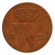 Koninkrijksmunten Nederland ½ cent 1828 B