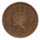 Koninkrijksmunten Nederland ½ cent 1819 U