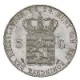 Koninkrijksmunten Nederland 3 gulden 1824 streepje