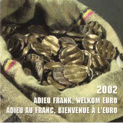 België BU-set 2002 'Adieu Frank, welkom Euro'