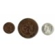 Koninkrijksmunten Nederland complete serie 1894: ½, 2½, 10 en  25 cent.
