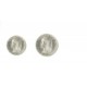 Koninkrijksmunten Nederland complete serie 1895: 10 en 25 cent. 