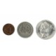Koninkrijksmunten Nederland complete serie 1909: ½, 5 cent, ½ en 1 gulden.