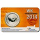 Nederland penning in coincard 2014 'WK Oranjepenning'
