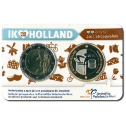Nederland Holland Coincard 2015 'Deel 2: Stroopwafels'