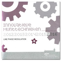 Nederland BU-set Dag van de Munt 2016 'Innovatieve munttechnieken - Line Phase Modulation'