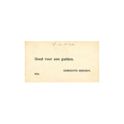 Rhenen 1 gulden 1914