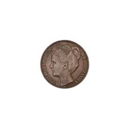 Koninkrijksmunten Nederland 2½ gulden 1898 zonder punt