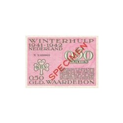 Winterhulp, Waardebonnen voor het seizoen 1941/1942, serie N 0,50 gulden
